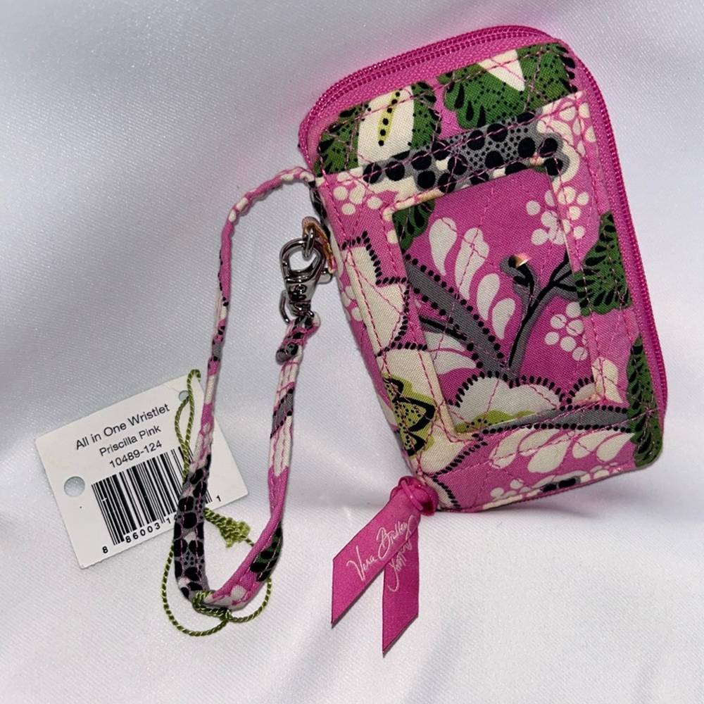 {Vera Bradley} All in One Wristlet, Priscilla Pink